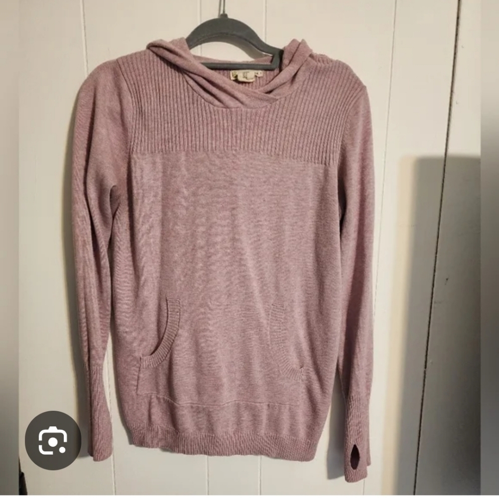 AKIRA Mauve Hooded Sweater